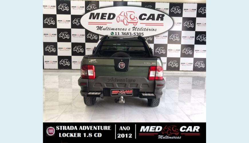FIAT STRADA 1.8 MPI ADVENTURE LOCKER CD 16V FLEX 2P MANUAL - VERDE - 2012 Foto 6 (Grande)