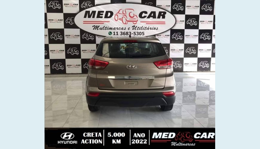 HYUNDAI CRETA 1.6 16V FLEX ACTION AUT. - BRANCO - 2022 Foto 6 (Grande)