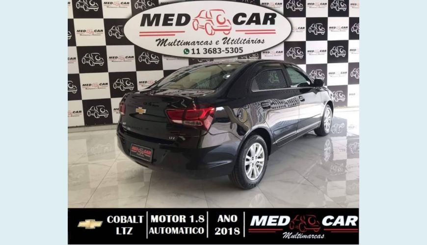 CHEVROLET COBALT 1.8 MPFI LTZ 8V FLEX 4P AUT. - PRETO - 2018 Foto 6 (Grande)