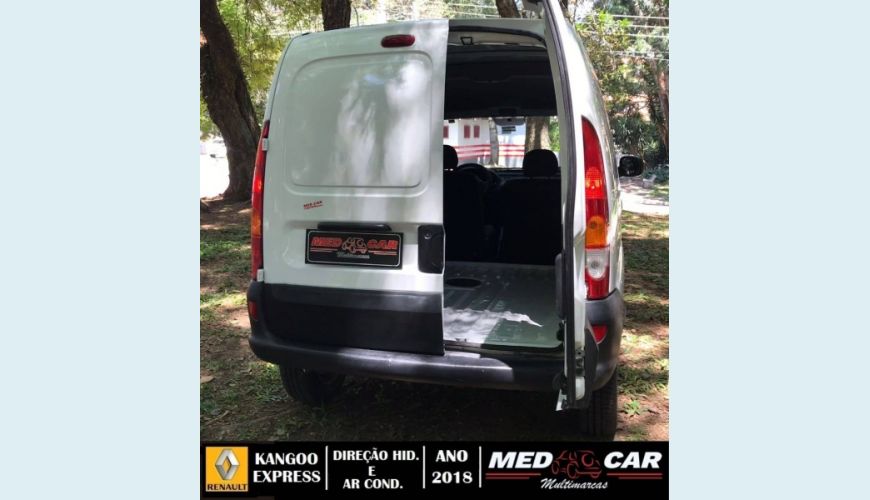 RENAULT KANGOO 1.6 EXPRESS 16V FLEX 3P MANUAL - BRANCO - 2018 Foto 6 (Grande)