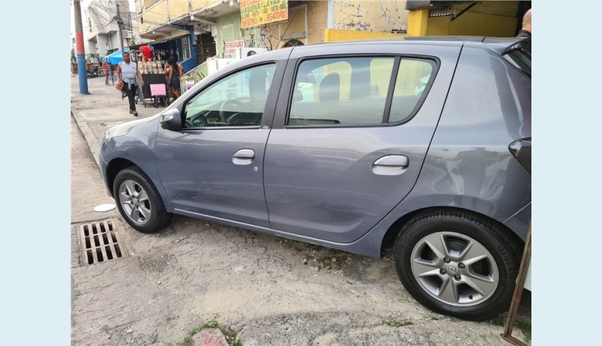 RENAULT SANDERO 1.0 EXPRESSION 16V FLEX 4P MANUAL - CINZA - 2017 Foto 6 (Grande)