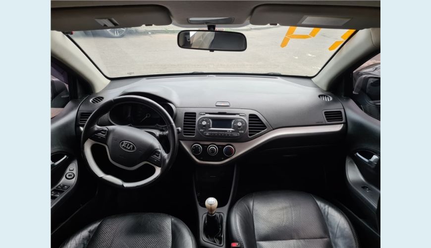 KIA PICANTO 1.0 EX 12V FLEX 4P MANUAL - CINZA - 2014 Foto 6 (Grande)