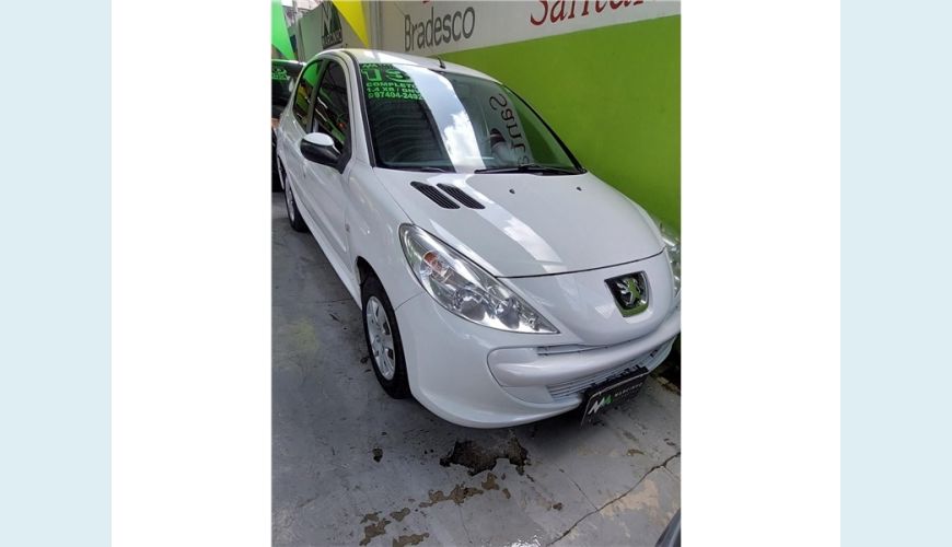 PEUGEOT 207 1.4 XR 8V FLEX 4P MANUAL - BRANCO - 2013 Foto 6 (Grande)