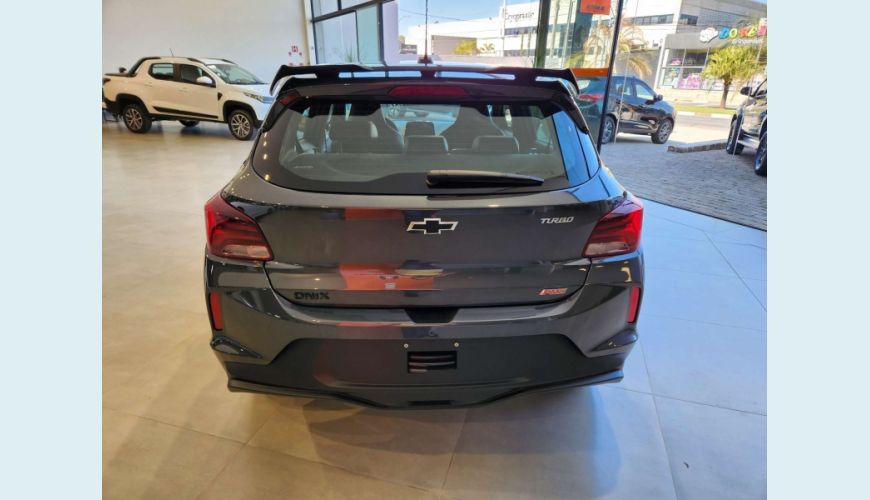CHEVROLET ONIX 1.0 TURBO FLEX RS AUT. - CINZA - 2024 Foto 6 (Grande)