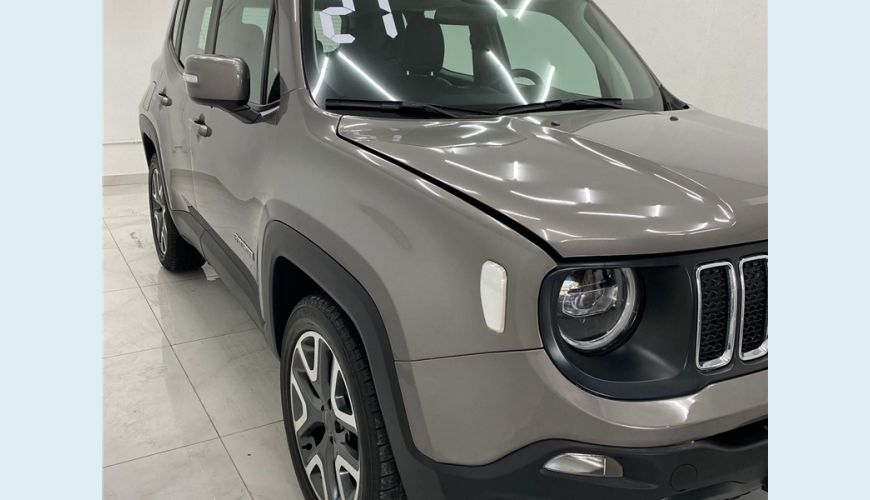 JEEP RENEGADE 1.8 16V FLEX LONGITUDE 4P AUT. - CINZA - 2021 Foto 6 (Grande)