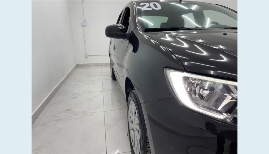 RENAULT LOGAN 1.0 12V SCE FLEX ZEN MANUAL - PRETO - 2020 Foto 6 (Grande)
