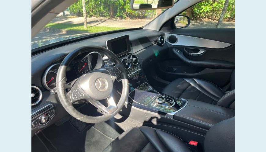 MERCEDES-BENZ C 180 1.6 CGI AVANTGARDE 16V TURBO 4P AUT. - PRATA - 2016 Foto 6 (Grande)
