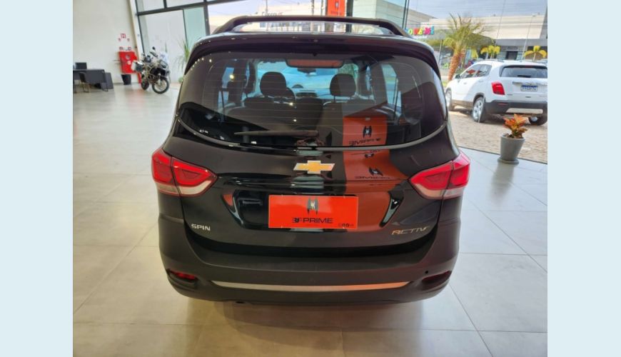 CHEVROLET SPIN 1.8 ACTIV 8V FLEX 4P AUT. - PRETO - 2020 Foto 6 (Grande)
