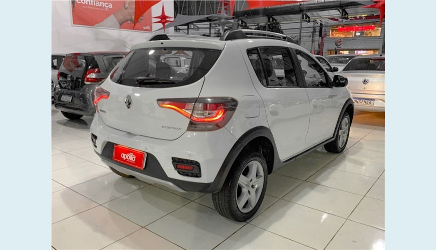 RENAULT SANDERO STEPWAY 1.6 16V SCE FLEX ZEN MANUAL - BRANCO - 2020 Foto 6 (Grande)