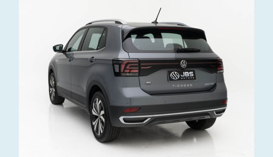 VOLKSWAGEN T-CROSS 1.4 250 TSI TOTAL FLEX HIGHLINE AUT. - CINZA - 2023 Foto 6 (Grande)