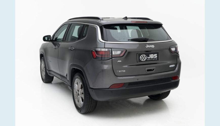 JEEP COMPASS 1.3 T270 TURBO FLEX LONGITUDE AT6 - CINZA - 2023 Foto 6 (Grande)