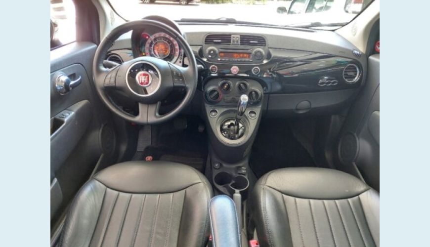 FIAT 500 1.4 CULT 8V FLEX 2P AUT. - PRETO - 2015 Foto 6 (Grande)