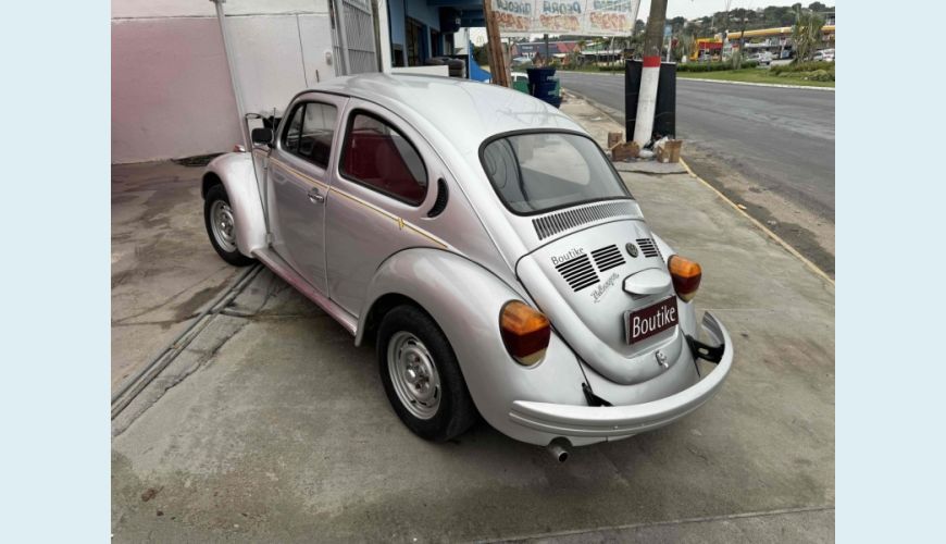 VOLKSWAGEN FUSCA 1.6 8V 2P MANUAL - PRATA - 1996 Foto 6 (Grande)