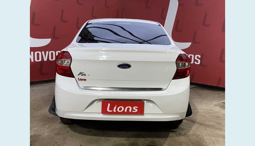 FORD KA SEDAN SE PLUS 1.0 FLEX - BRANCO - 2015 Foto 6 (Grande)