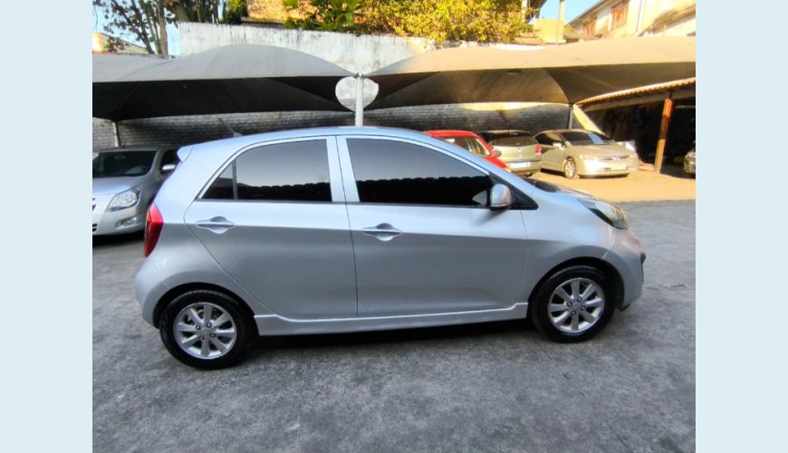 KIA PICANTO EX 1.1/1.0/ 1.0 FLEX MEC. - PRATA - 2012 Foto 6 (Grande)