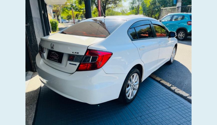 HONDA CIVIC SEDAN LXS 1.8/1.8 FLEX 16V AUT. 4P - BRANCO - 2015 Foto 6 (Grande)