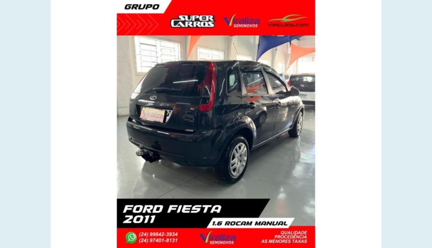 FORD FIESTA - CINZA - 2011 Foto 6 (Grande)