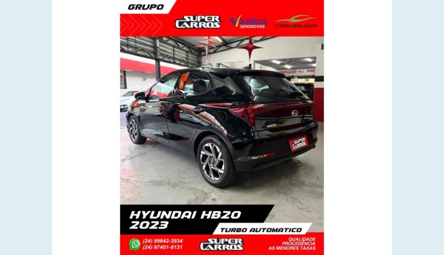 HYUNDAI HB 20 - PRETO - 2023 Foto 6 (Grande)