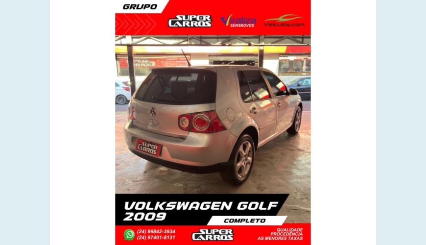 VOLKSWAGEN GOLF - PRATA - 2009 Foto 6 (Grande)
