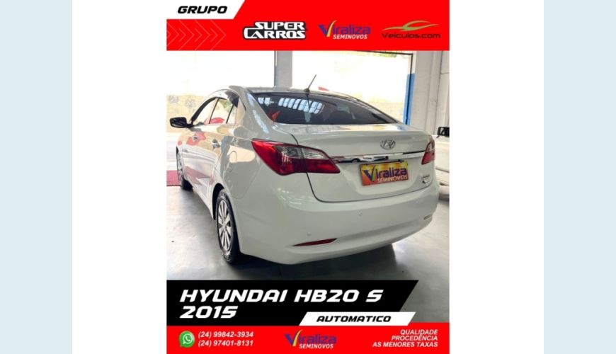 HYUNDAI HB 20S - BRANCO - 2015 Foto 6 (Grande)