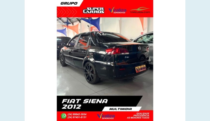 FIAT SIENA - PRETO - 2012 Foto 6 (Grande)