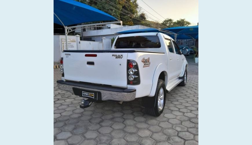 TOYOTA HILUX 3.0 SRV 4X4 CD 16V TURBO INTERCOOLER DIESEL 4P AUT. - BRANCO - 2011 Foto 6 (Grande)