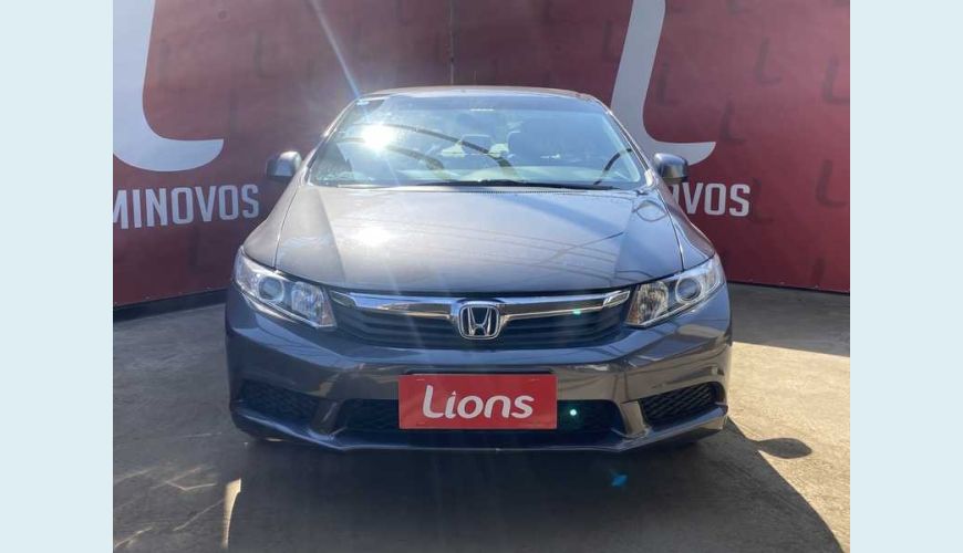HONDA CIVIC LXS 1.8 I-VTEC AUT. FLEX - CINZA - 2016 Foto 6 (Grande)