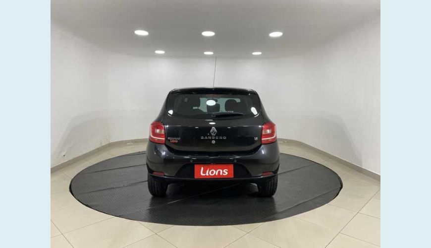 RENAULT SANDERO EXPRESSION 1.6 8V FLEX - PRETO - 2016 Foto 6 (Grande)