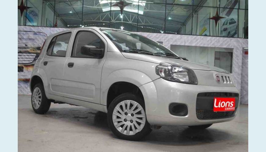 FIAT UNO VIVACE CELEB. 1.0 8V FLEX 4P - PRATA - 2016 Foto 6 (Grande)