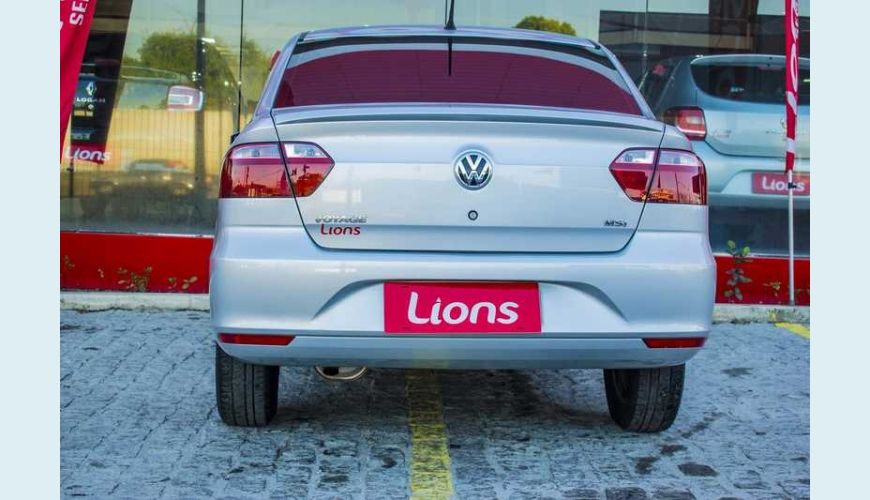 VOLKSWAGEN VOYAGE 1.0 TEC CITY FLEX - PRATA - 2015 Foto 6 (Grande)