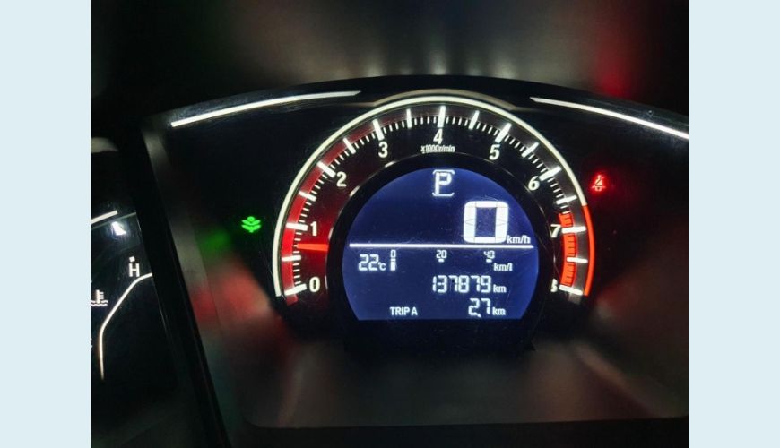 HONDA CIVIC SPORT CVT - PRETO - 2017 Foto 6 (Grande)