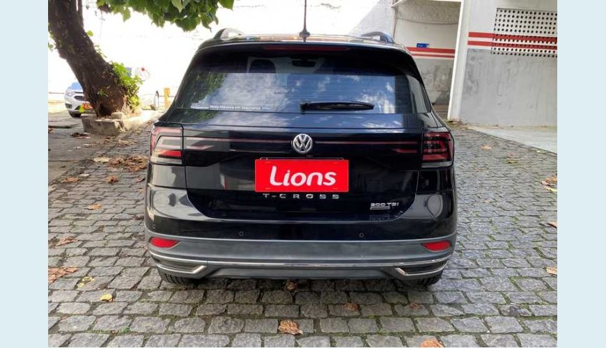 VOLKSWAGEN T-CROSS 1.0 200 TSI COMFORTLINE AUT. FLEX - PRETO - 2020 Foto 6 (Grande)
