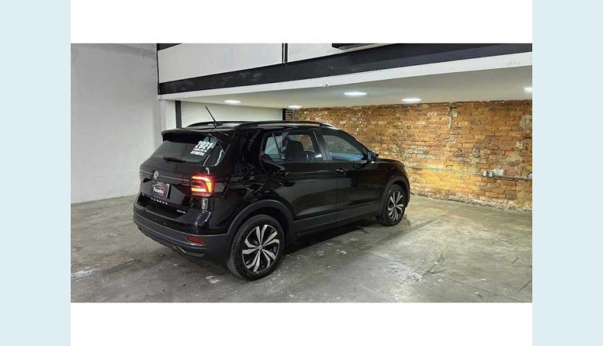 VOLKSWAGEN T-CROSS 1.0 200 TSI COMFORTLINE AUT. FLEX - PRETO - 2021 Foto 6 (Grande)