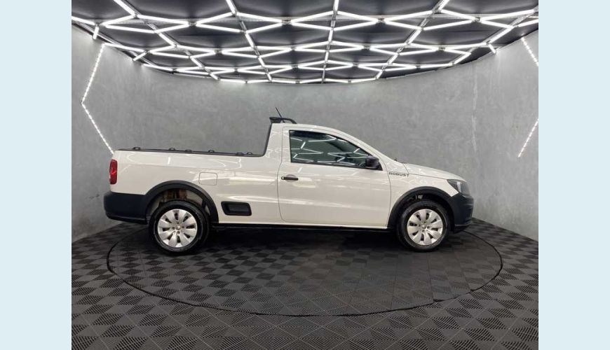VOLKSWAGEN SAVEIRO ROBUST 1.6 MSI CS FLEX - BRANCO - 2018 Foto 6 (Grande)