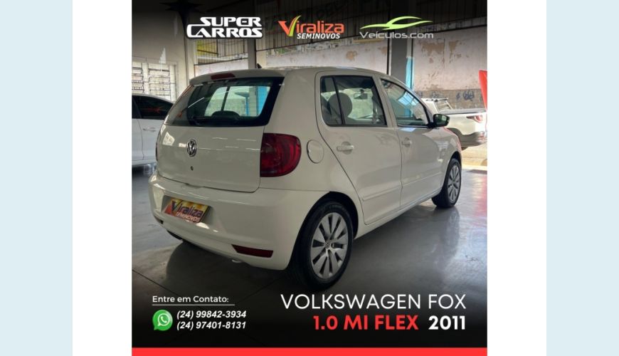 VOLKSWAGEN FOX - BRANCO - 2011 Foto 6 (Grande)