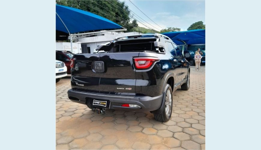 FIAT TORO TORO RANCH BLINDADA TURBO DIESEL 4WD - PRETO - 2020 Foto 6 (Grande)