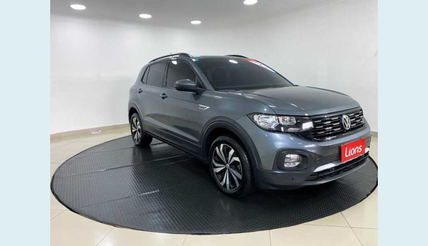 VOLKSWAGEN T-CROSS 1.0 200 TSI COMFORTLINE AUT. FLEX - CINZA - 2021 Foto 6 (Grande)