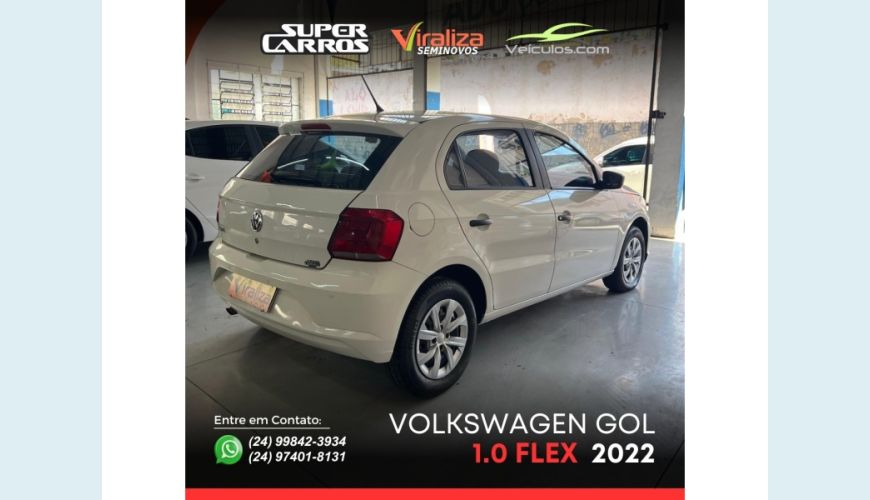 VOLKSWAGEN GOL - BRANCO - 2022 Foto 6 (Grande)
