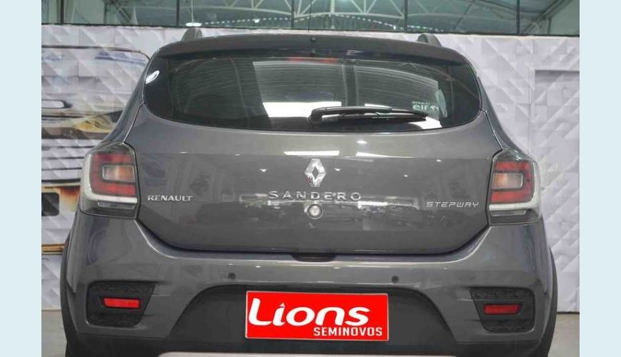 RENAULT SANDERO STEPWAY 1.6 8V FLEX - CINZA - 2017 Foto 6 (Grande)