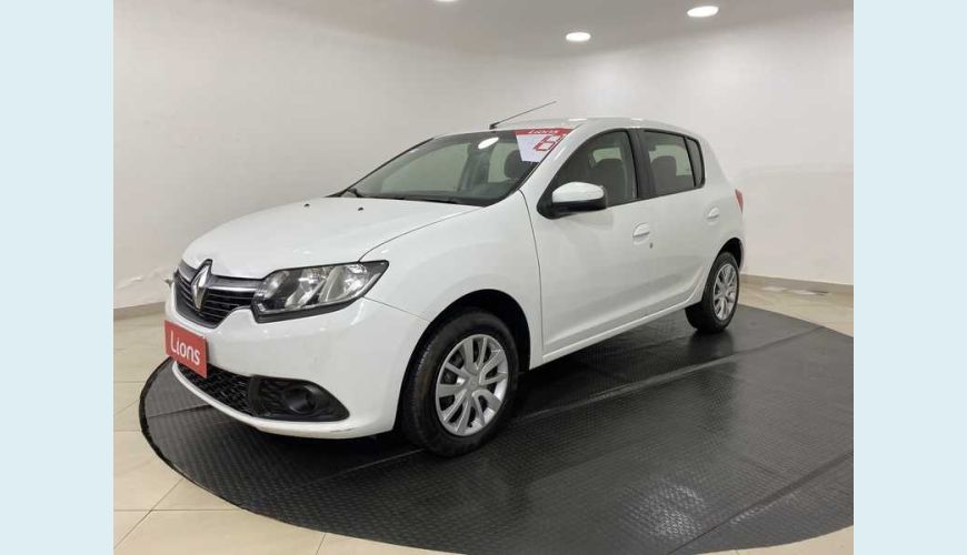 RENAULT SANDERO EXPRESSION 1.6 16V SCE FLEX - BRANCO - 2018 Foto 6 (Grande)