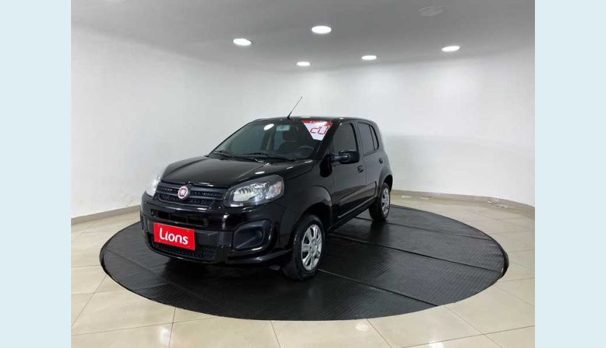 FIAT UNO ATTRACTIVE 1.0 8V FLEX 4P - PRETO - 2020 Foto 6 (Grande)