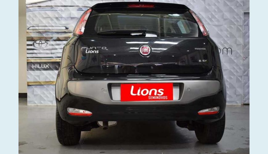 FIAT PUNTO ESSENCE 1.6 16V FLEX - PRETO - 2016 Foto 6 (Grande)
