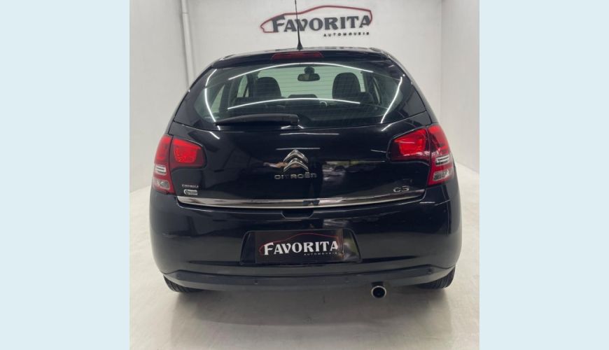 CITROËN C3 120A EXCLUSIV - PRETO - 2014 Foto 6 (Grande)