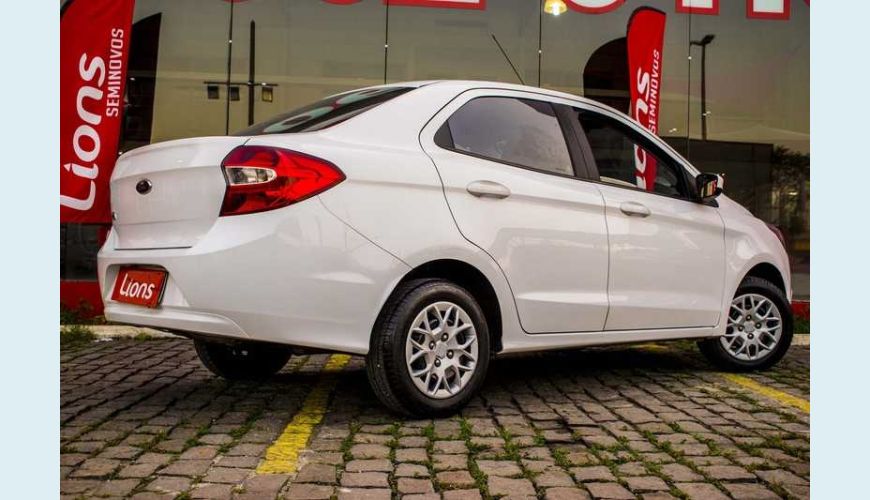 FORD KA SEDAN SE 1.0 FLEX - BRANCO - 2018 Foto 6 (Grande)