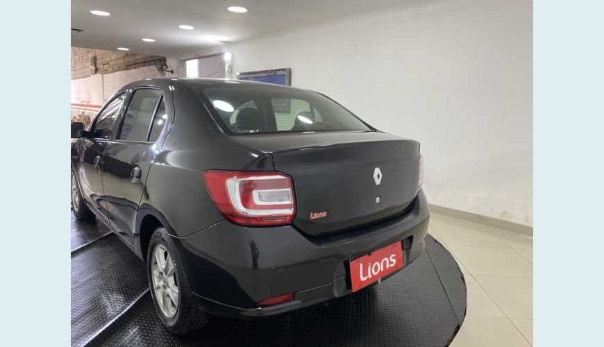 RENAULT LOGAN EXPRESSION 1.6 8V FLEX - PRETO - 2014 Foto 6 (Grande)