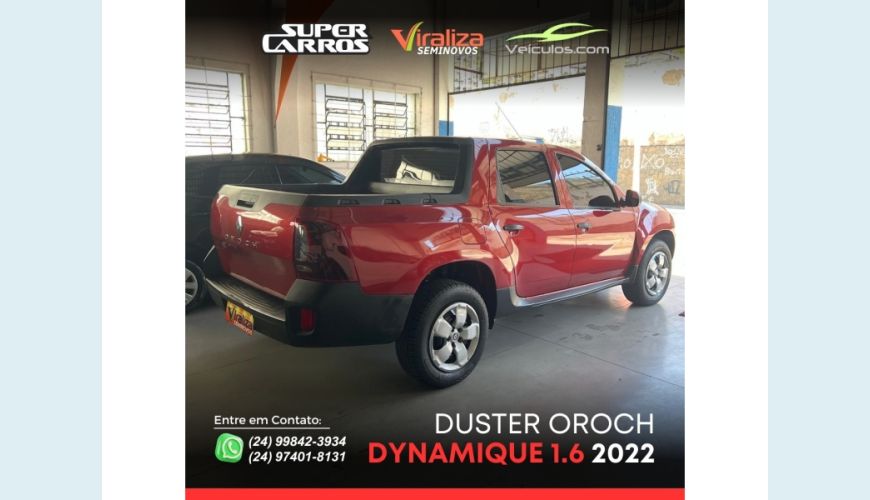 RENAULT DUSTER OROCH - VERMELHO - 2022 Foto 6 (Grande)
