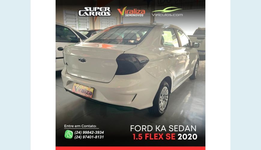 FORD KA - BRANCO - 2020 Foto 6 (Grande)
