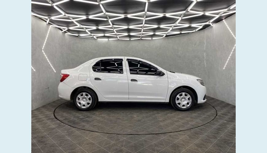 RENAULT LOGAN AUTHENTIQUE 1.0 12V SCE (FLEX) - BRANCO - 2020 Foto 6 (Grande)