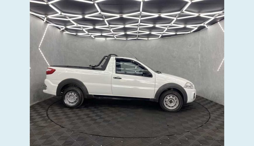 FIAT STRADA HARD WORKING 1.4 FLEX CS - BRANCO - 2020 Foto 6 (Grande)