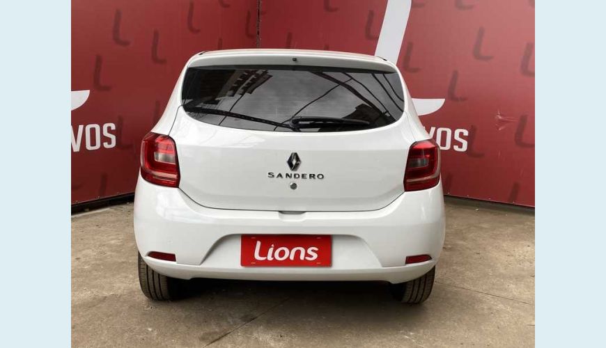 RENAULT SANDERO EXPRESSION 1.6 16V SCE FLEX - BRANCO - 2019 Foto 6 (Grande)